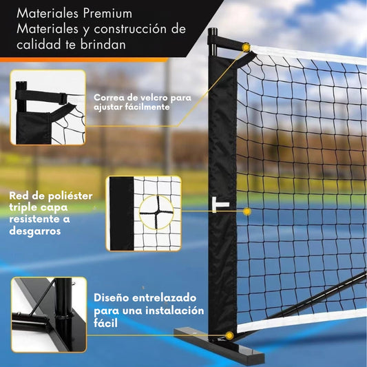 Red Deportiva Portátil 6,71m Competencia Entrenamiento Playa
