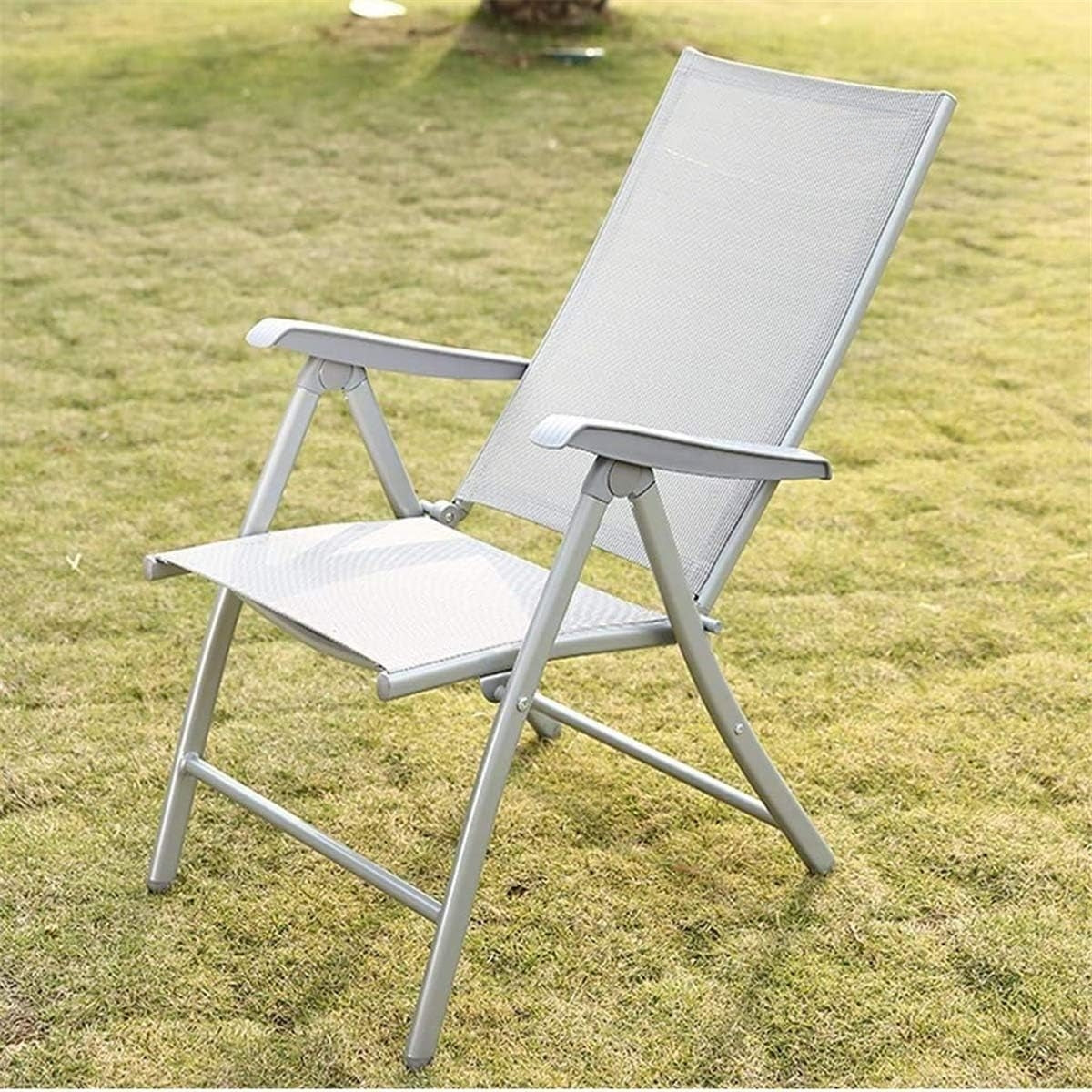 Silla reposera plegable en aluminio