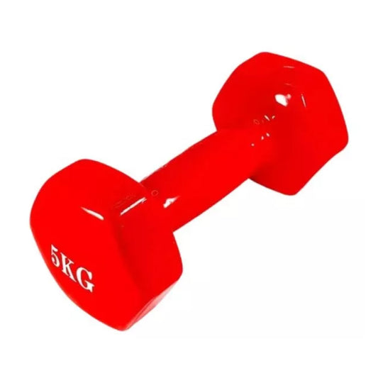 Mancuerna Engomada Antideslizante Revestida 5kg