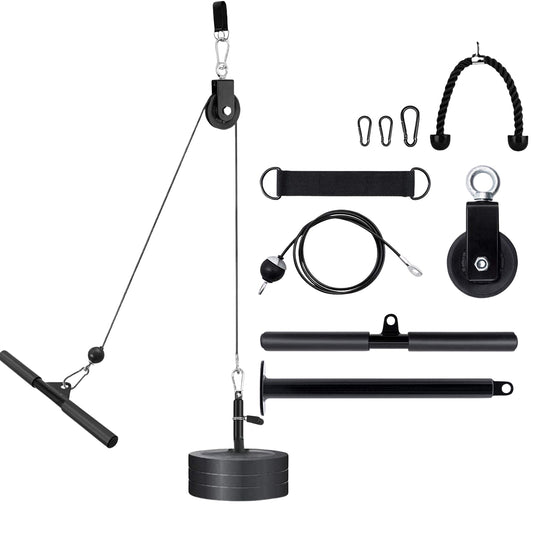 Set de cuerdas y poleas para entrenamiento