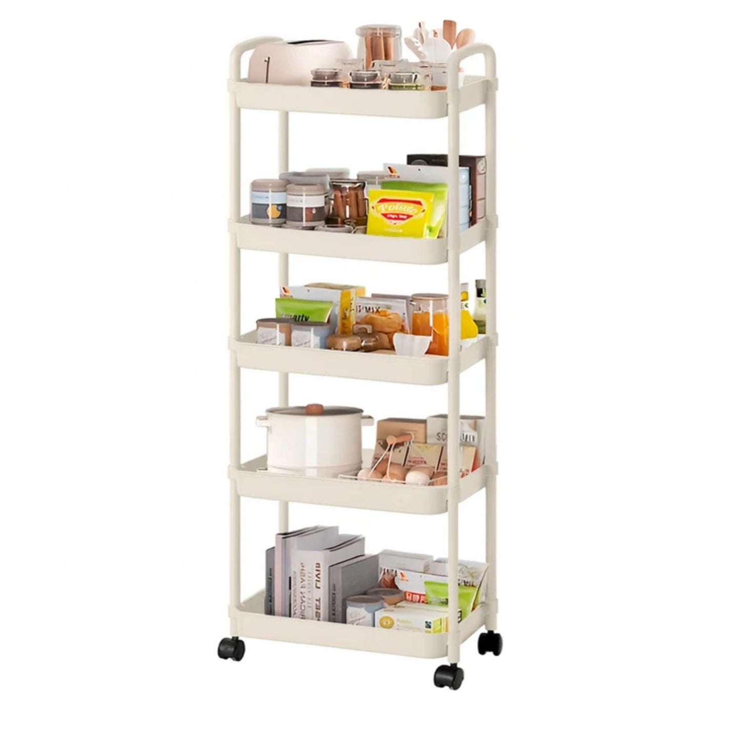 Carrito Organizador Con Ruedas 5 Niveles Multiuso
