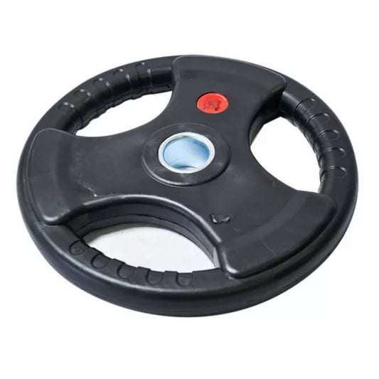 Discos olímpico plastificado 3 agarres 25kg