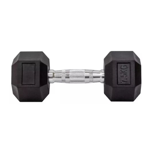 Mancuerna Pesa Hexagonal Engomada 7.5kg