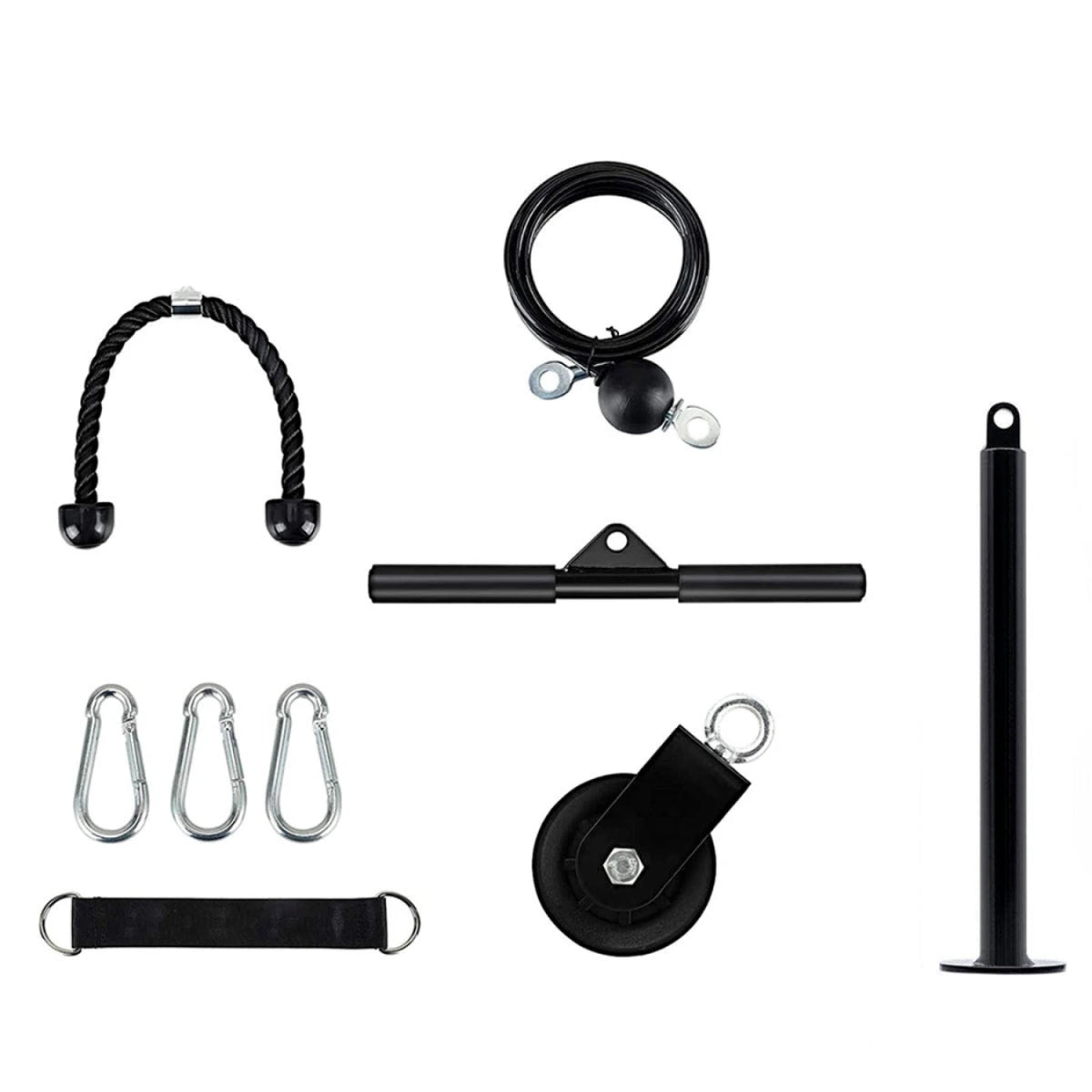 Set de cuerdas y poleas para entrenamiento