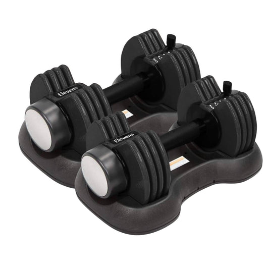 Set X2 Mancuerna Ajustable 6kg Con Base