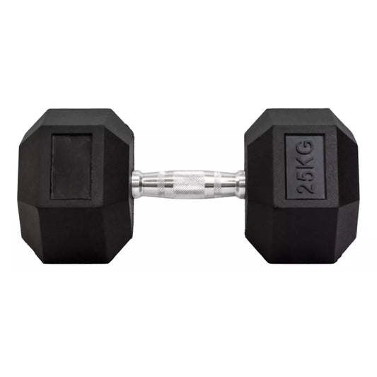 Mancuerna Pesa Hexagonal Engomada 25kg